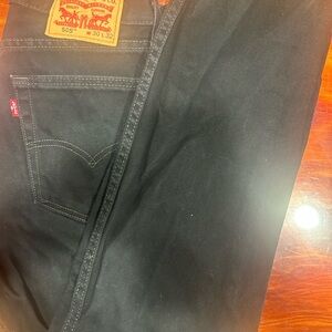 Levi's Men's Dark Charcoal Straight Jeans